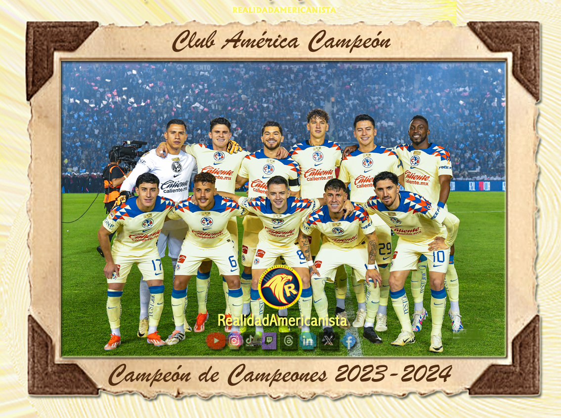 club america campeon campeones 2023-2024 clausura